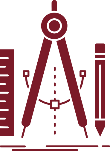 A Drawing Compasses And Pencil